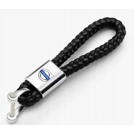 Volvo kulcstartó, távirányító tartó fonott műbőr