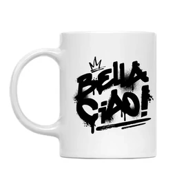 A nagy pénzrablás bögre - Bella Ciao Graffiti
