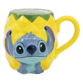 Disney Lilo és Stitch 3D bögre 190 ml - Ananász