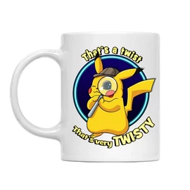 Pokémon bögre - Twisty Detective Pikachu
