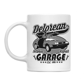 Vissza a jövőbe bögre - Delorean Garage