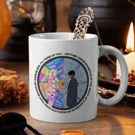 Wednesday bögre - Enid és Wednesday idézet