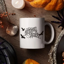 Wednesday bögre - Nevermore Academy kapu logó