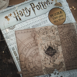 Harry Potter puzzle - Tekergők térképe 1000 darabos puzzle
