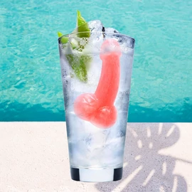 Pénisz formájú jégkocka készítő