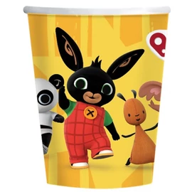 Bing papír pohár 8 db-os szett - Bing, Flop, Sula és Pando