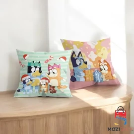 Bluey párna, díszpárna 40x40 cm - Family