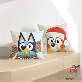 Bluey párna, díszpárna 40x40 cm - Karácsony