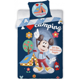 Mickey egér ágyneműhuzat garnitúra - I Love Camping