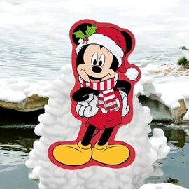 Disney Mickey 3D karácsonyi formapárna, díszpárna 35 cm - Jolly