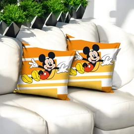 Disney Mickey párna, díszpárna 40x40 cm - Happy
