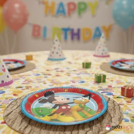 Disney Mickey papírtányér 8 db-os 20 cm - Rock the House