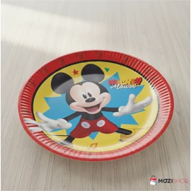 Disney Mickey papírtányér 8 db-os 20 cm - Jump Into Fun