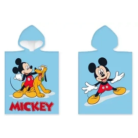 Disney Mickey poncsó törölköző, fürdőlepedő 50x100 cm - Mickey, Pluto