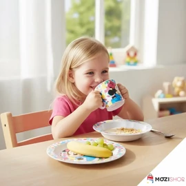 Disney Minnie étkészlet, műanyag szett bögrével 350 ml - Feel Good