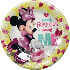 Disney Minnie papírtányér 8 db-os 20 cm - Happy Helpers