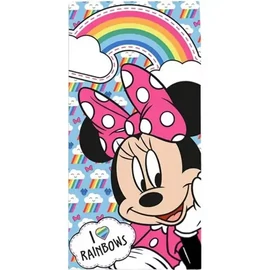 Disney Minnie törölköző, fürdőlepedő 70x140cm - Rainbows