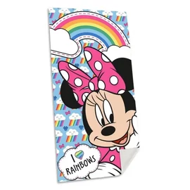 Disney Minnie törölköző, fürdőlepedő 70x140cm - Rainbows