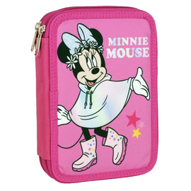 Minnie egér töltött tolltartó - 2 emeletes - Minnie Mouse