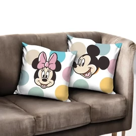 Disney Minnie és Mickey párna, díszpárna 40x40 cm - Smile