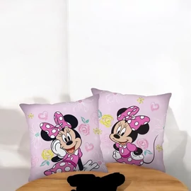 Disney Minnie párna, díszpárna 40x40 cm - Pink Bow