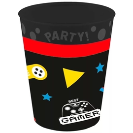 Gaming műanyag party pohár - 250 ml
