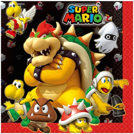 Super Mario papírszalvéta, party szalvéta - 20 db-os