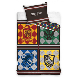 Harry Potter ágyneműhuzat garnitúra - Házak logó