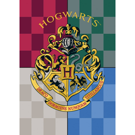 Harry Potter polár takaró, ágytakaró - Hogwarts logó