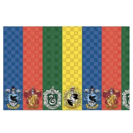 Harry Potter papír asztalterítő 120 cm X 180 cm - Hogwarts Houses