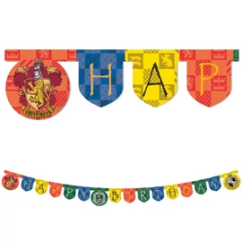 Harry Potter Happy Birthday felirat 2 méter - Hogwarts Houses