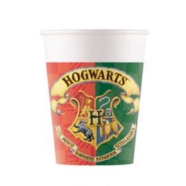 Harry Potter papír pohár szett - Hogwarts