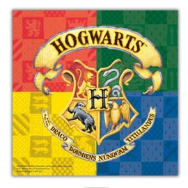 Harry Potter szalvéta - Hogwarts Houses - 20 darabos 
