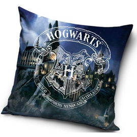 Harry Potter párna, díszpárna - Hogwarts Logo Big