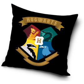 Harry Potter párnahuzat - Hogwarts logo graphics