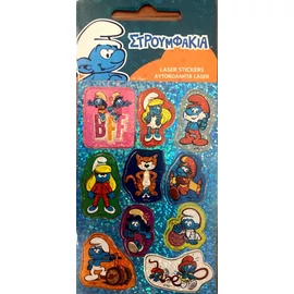 Hupikék törpikék hologramos matrica szett - Több változatban