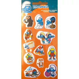 Hupikék törpikék pufi matrica szett - Több változatban