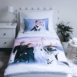 Jégvarázs gyerek ágyneműhuzat garnitúra - Elza, Anna, Kristoff, Olaf és Rudolf