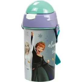 Disney Jégvarázs műanyag szívószálas kulacs akasztóval 500 ml - Idyllic