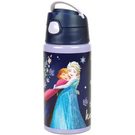 Jégvarázs alumínium kulacs szívószállal, akasztóval 500 ml - Friends