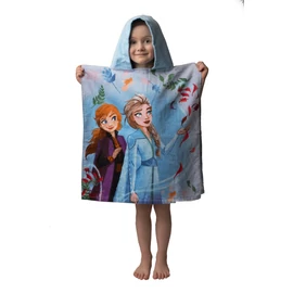 Disney Jégvarázs strand törölköző poncsó 50x115 cm - Blue