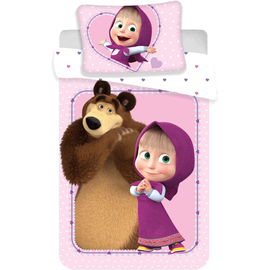 Mása és a medve gyerek ágyneműhuzat garnitúra - Best Friends