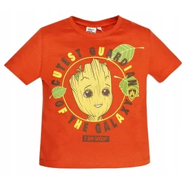 Fehér A galaxis őrzői gyerek rövid ujjú póló - Groot