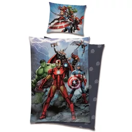 Bosszúállók ágyneműhuzat garnitúra 140×200cm, 65×65 cm - New York-i csata