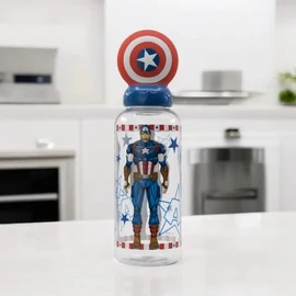 Bosszúállók 3D Amerika Kapitány figurás műanyag kulacs 560 ml 