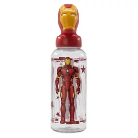 Bosszúállók 3D Vasember figurás műanyag kulacs 560 ml - Invincible Force