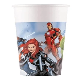 Bosszúállók papír pohár szett 8 db-os, 200 ml - Infinity Stones