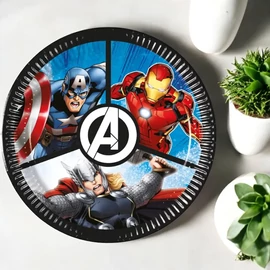 Bosszúállók papírtányér 20 cm-es 8 db-os - Evergreen