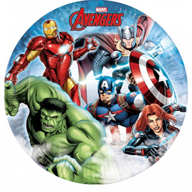 Bosszúállók papírtányér 23 cm-es 8 db-os - Avengers Infinity Stones