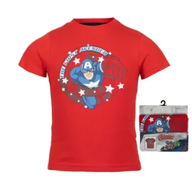 Bosszúállók gyerek rövid ujjú póló - Captain America - 110/116-os méret